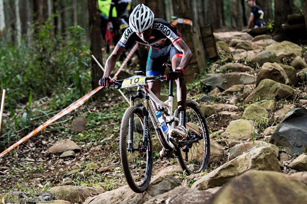 William Mokgopo at the PMB MTB Festival, April 2015. Photo: Boogs Photography