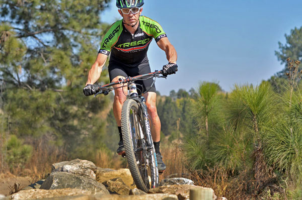 TREAD Skills Clinics, which improve the confidence and speed of South African mountain bikers, have received a boost with the announcement of Volvo as the new sponsor. Photo: Dino Lloyd