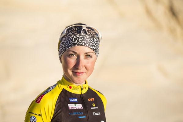 Ukrainian and 2014 U23 XCO World Champion, Yana Belomoina. Photo supplied.