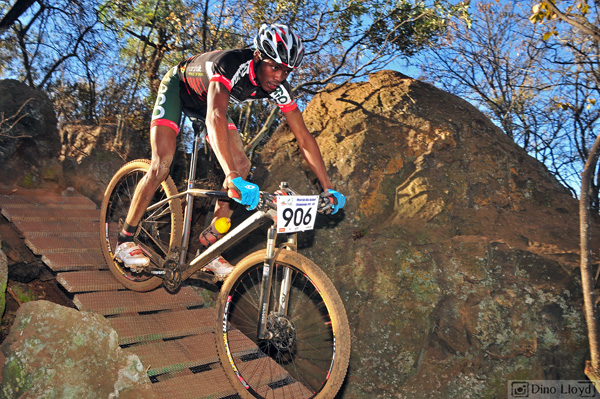 Central Gauteng Cycling (CGC) will be reintroducing a series of 4 Regional Cross Country (XCO) cup events. Pictured, William Mokogopo at the 2014 SA XCO Champs, hosted at Thaba Trails in Central Gauteng.Photo: Dino Lloyd