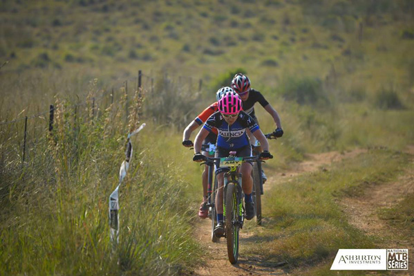 Third place finisher Amy Beth McDaougall (Valenci) at the 2016 #MTBClarens Ashburton Investments National MTB Series and South African National Marathon Championships. Photo: ZC Marketing Consulting