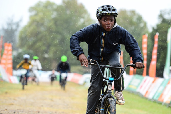 The KwaZulu-Natal Cycling Development Clinic was held for the first time to teach new learners how to ride a bike at the 2016 Pietermaritzburg MTB Festival at Cascades MTB Park on Saturday 30 April.  Photo: Darren Goddard