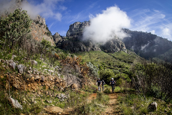 Banhoek Conservancy and Boschendal WIne Estate MTB Trails near Stellenbosch and Franschhoek, in the Cape Winelands, Western Cape, South Africa. Photo: Jacques Marais