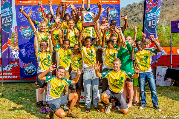 Lydenburg High School retains Spur Schools MTB League title as Mpumalanga champions. Photo: Bev Corser