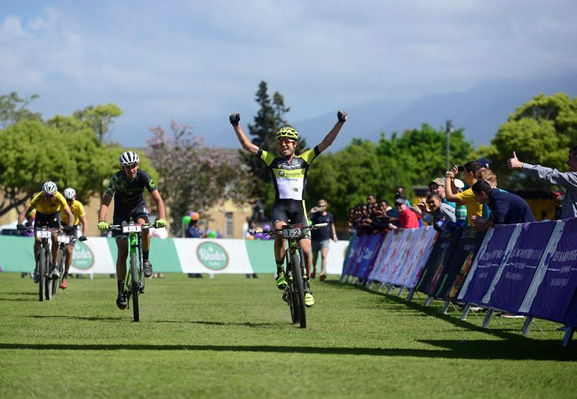 Erik Kleinhans and Matt Beers claimed stage victory on Stage 3 of the Cape Pioneer Trek. Photo: www.zcmc.co.za