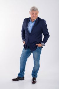 Celebrating his 34th year in the entertainment industry, South African comedian Barry Hilton will make his debut in the mountain biking arena in November at the 8th annual FNB Wines2Whales (W2W). Photo: Leanne Dryburgh