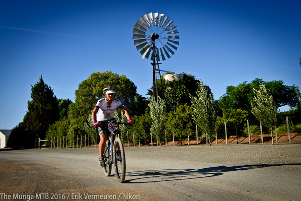 Mountain bikers race non-stop over a distance of 1000km from Bloemfontein to Wellington in South Africa