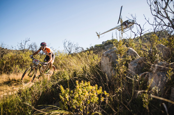 Jochen Kaess during the final stage (stage 7) of the 2015 Absa Cape Epic Mountain Bike stage race from the Cape Peninsula University of Technology in Wellington to Meerendal Wine Estate in Durbanville, South Africa on the 22 March 2015 Photo by Ewald Sadie/Cape Epic/SPORTZPICS